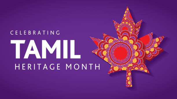 tamil heritage month januar gedenktag banner vorlage design - tamil stock-grafiken, -clipart, -cartoons und -symbole