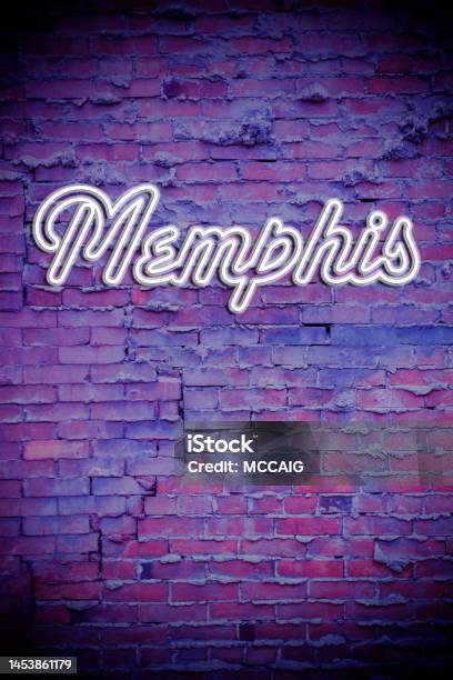 Memphis Stock Photo - Download Image Now - Architecture, Brick, Brick Wall