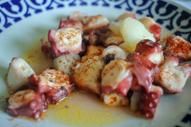 istock delicious octopus cooked in Galicia, Spain 1453862851