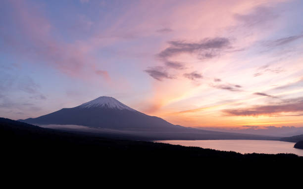 istock Evening view of Mount Fuji 1453865674