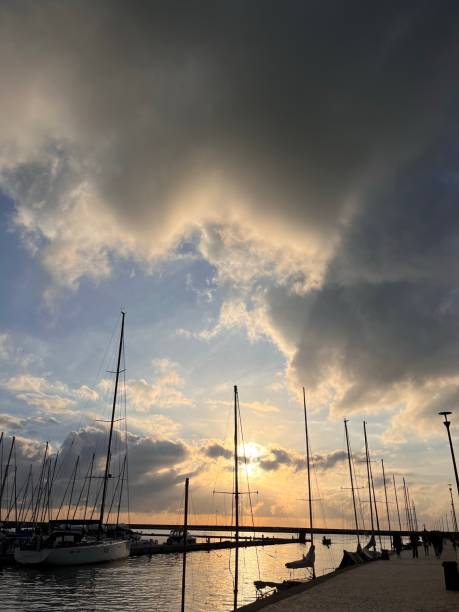 istock Sunset in Viareggio, Italy 1453868856