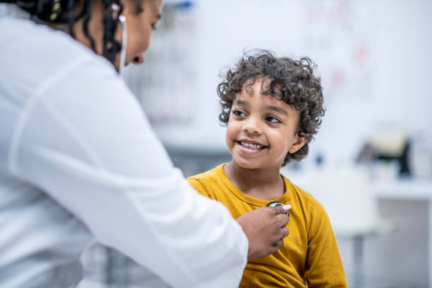 istock Little Boy at the Doctors 1453878796