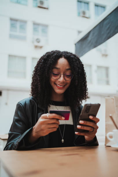 istock Young woman buying on the internet. 1453879561