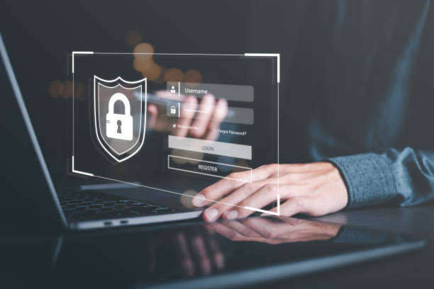 istock Cybersecurity Management with Online Authentication Technology Businessmen use smart phone log in with encryption,and through authorization and authentication from the database,verify your privacy 1453880075