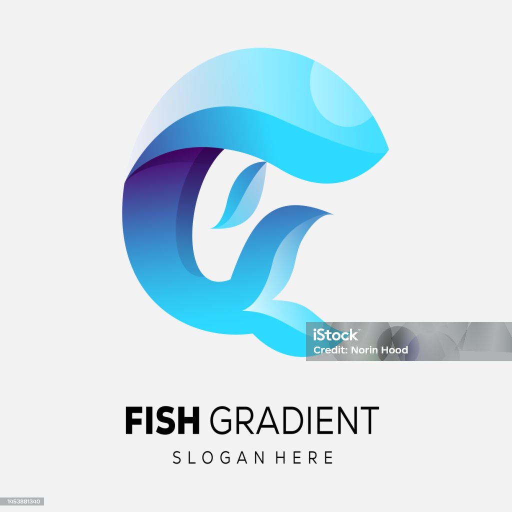 Whale Color Gradient Whale Gradient Color Design Vector Stock Illustration - Download Image ...