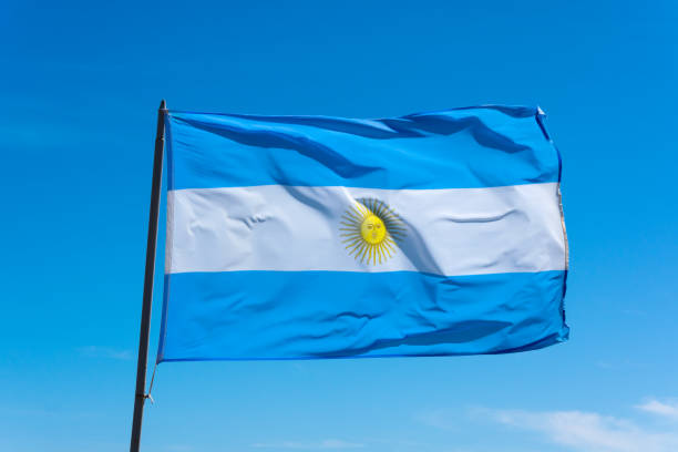 istock The flag of Argentina 1453882682