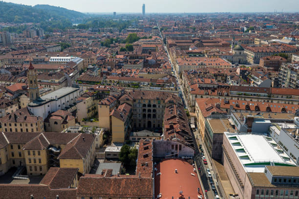istock Old buildings in Torino, Italy 1453885499