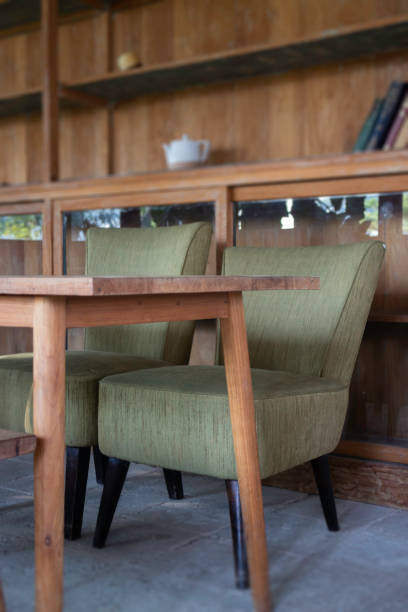 istock Coffee shop or cafe restaurant wooden interior 1453888630