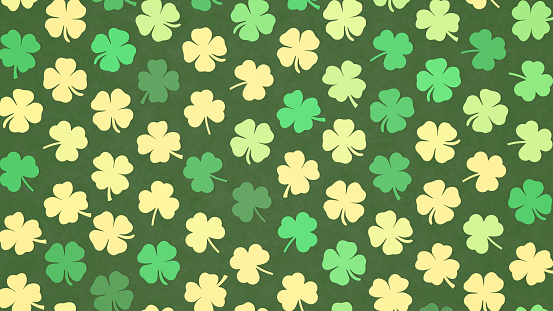 Four Leaf Clover Background St. Patrick's Day
