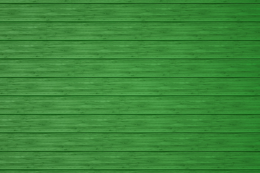 Happy St. Patrick's Day Background Green Wooden Floor
