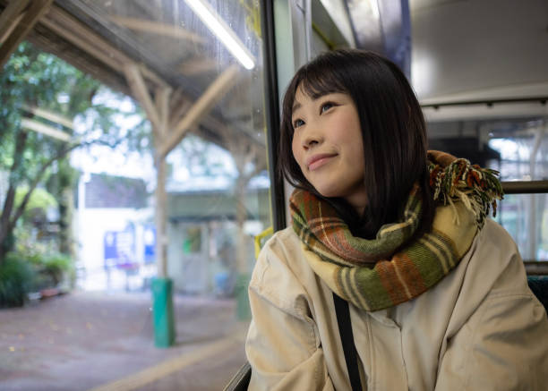 istock Woman in cable car 1453912402