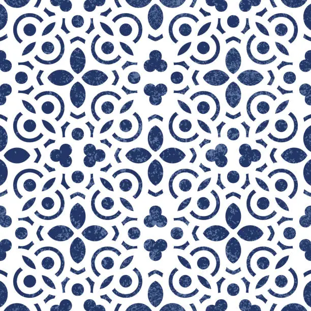 Vector illustration of Seamless geometric pattern.