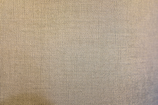 Close-up of fabric woven from burlap