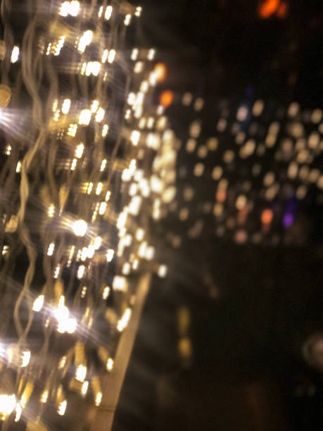 istock Yellow lights effecting of the night 1453915546
