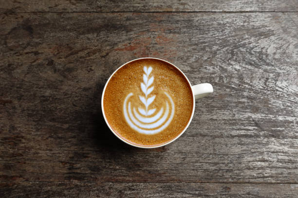istock a cup of latte art coffee 1453915593