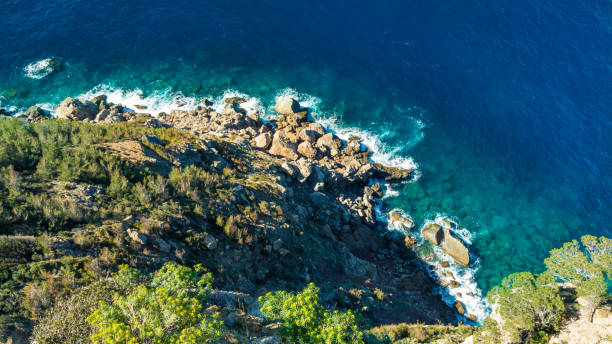 istock Beautiful view of Balearic Islands with sunlight 1453923416