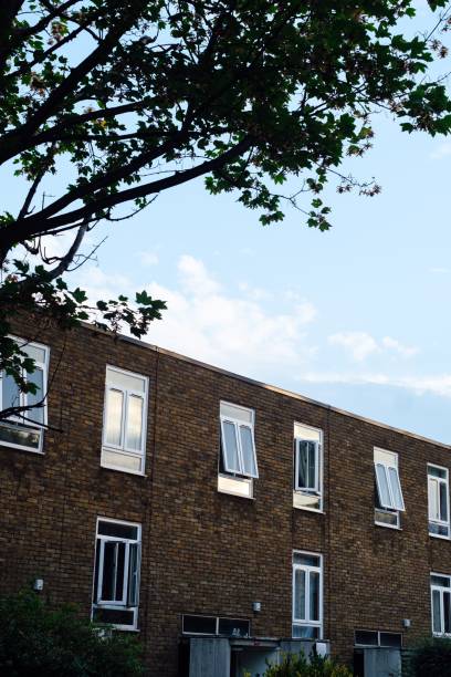 istock Vertical shot of a modern building on a sunny day 1453924170