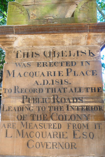 istock Governor Macquarie Obelisk Inscription 1453925448