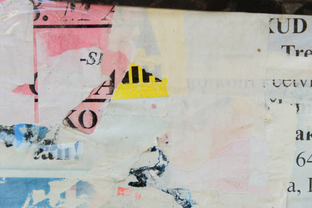 istock old and torn street poster background with abstract weathered paper texture 1453929913