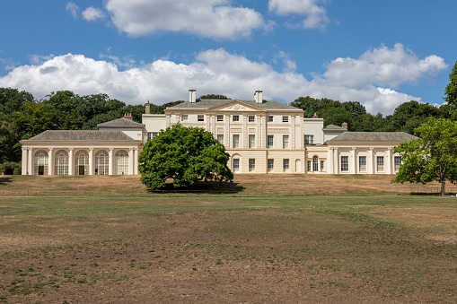 London, United Kingdom – August 05, 2022: A beautiful view of Kenwood House, an English Heritage property on Hampstead Heath