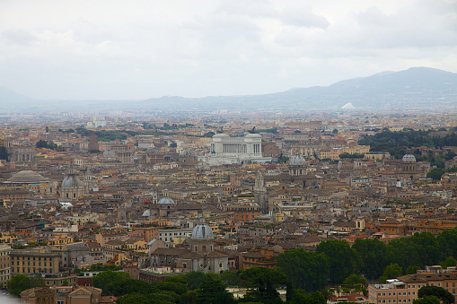 A beautiful shot of cityscape of Rome