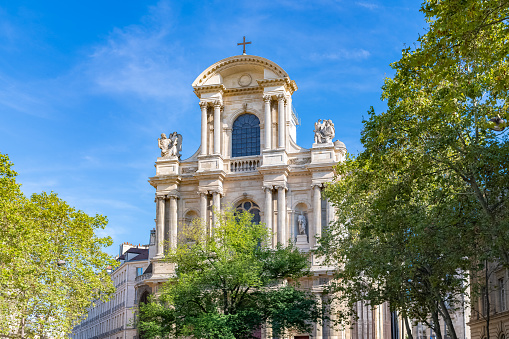 Paris, Saint-Gervais church, in the Marais in the 4e arrondissement