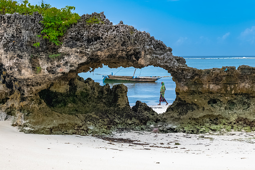 A beautiful shot of Zanzibar beach