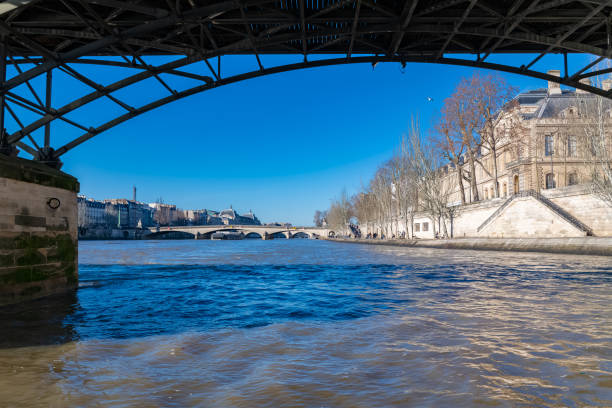 istock Paris, panorama under the Pont des Arts on the Seine 1453937717