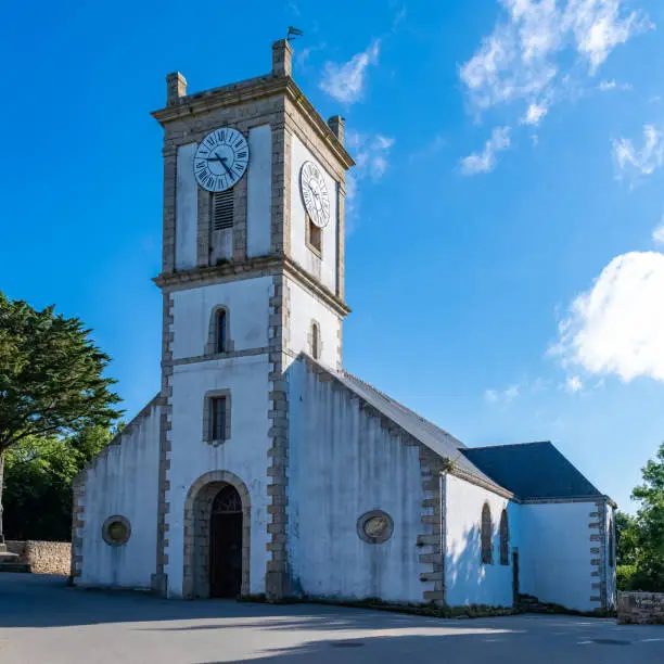 Photo of Brittany, Ile-aux-Moines, the church