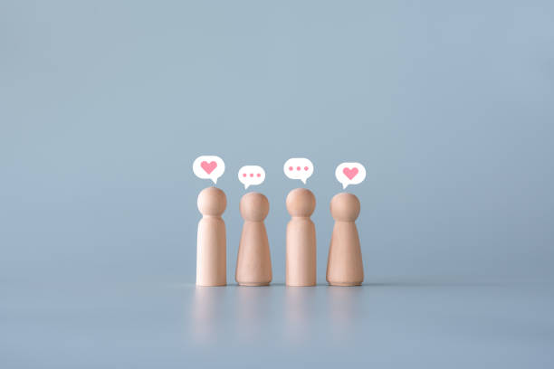 istock People and social media concept heart icon, 1453949656