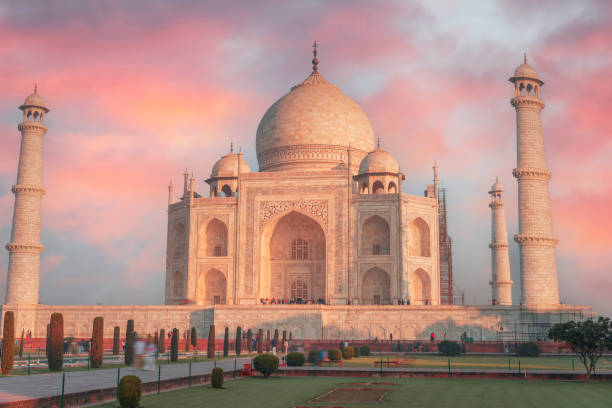 istock monument architecture Taj Mahal in Agra 1453960100