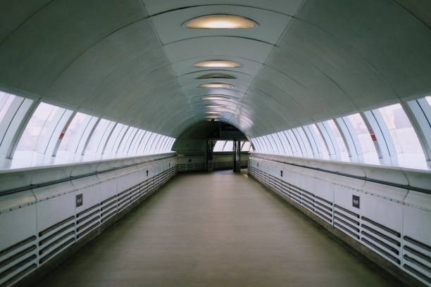 istock Empty commuter railway station in London 1453965520