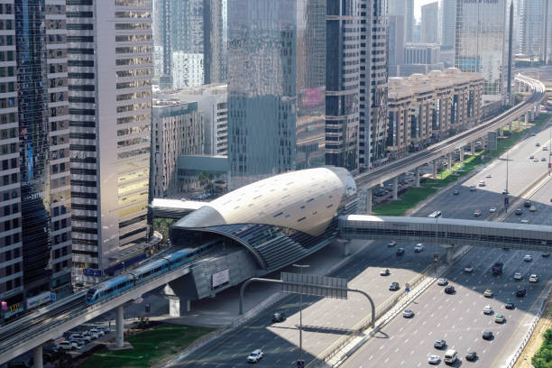 istock UAE Dubai cityscape skyline city Sheikh Zayed Road 1453965696