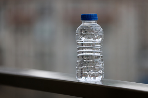 Valencia, Spain- october 31, 2013: Schweppes tonic bottle isolated