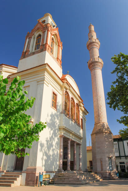 istock Saatli Mosque (Formerly Ayos Ianni Church), Ayvalik, Balikesir, Turkey 1453988593