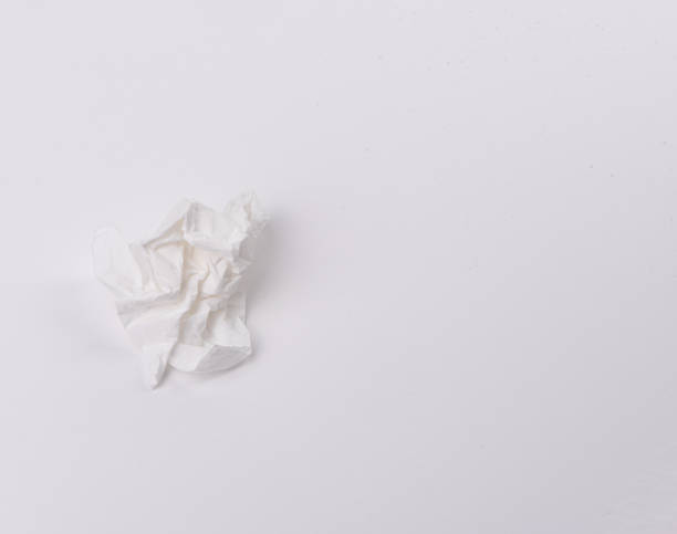 istock White handkerchief - tissue on a white background 1453991887