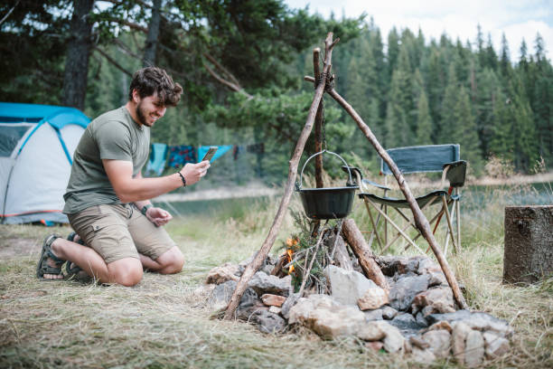 istock Capturing good memories on camping. 1453993552