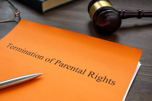 istock Documents about Termination of parental rights in a court. 1453997324