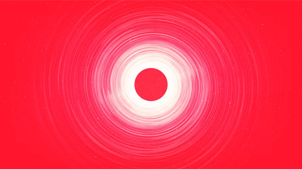 istock Light Pink Spiral Black hole on Galaxy background with Milky Way spiral,Universe and starry concept design,vector 1453999331