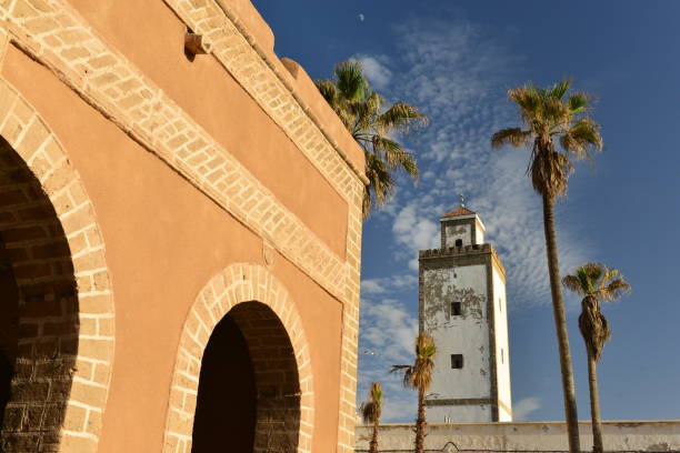 The Ben Youseff mosque and Medina city walls.