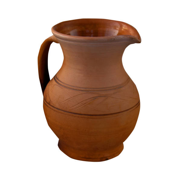 istock Ceramics, pottery on a potter's wheel, jug, clay 1454003602