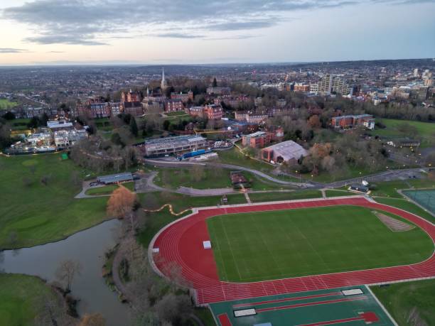 istock Drone view of the Harrow School Playing Fields in UK 1454003799