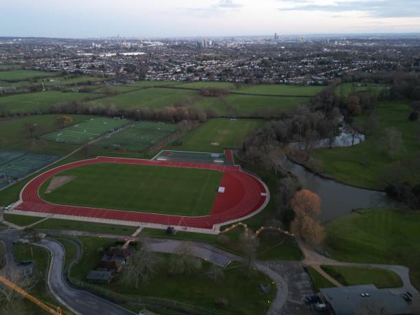 istock Drone view of the Harrow School Playing Fields in UK 1454003800