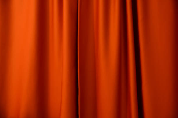 istock Illustration of a red curtain 1454004208