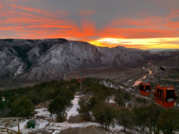 Sunset at Glenwood Springs, Colorado