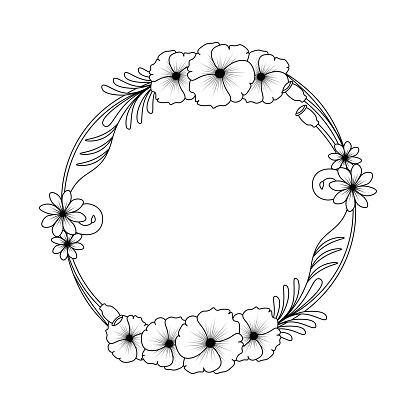 Ilustración de Dibujo De Flores Para Colorear Dibujo A Mano Línea Arte De Flor Negra Con Diseño Decorativo Para Impresión y más Vectores Libres de Derechos de Arreglo floral - iStock Ilustración de Dibujo De Flores Para Colorear Dibujo A Mano Línea Arte De Flor Negra Con Diseño Decorativo Para Impresión y más Vectores Libres de Derechos de Arreglo floral - iStock