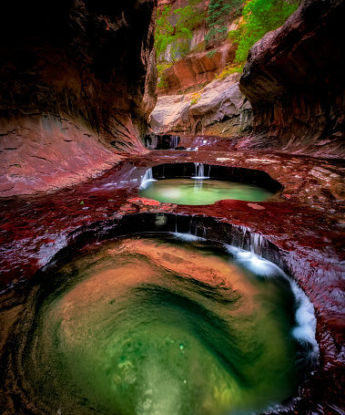 The Subway Hiking Trail, Zion National Park, Utah