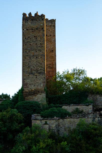 istock Ruins of castle on St James way (Santiago) 1454017154