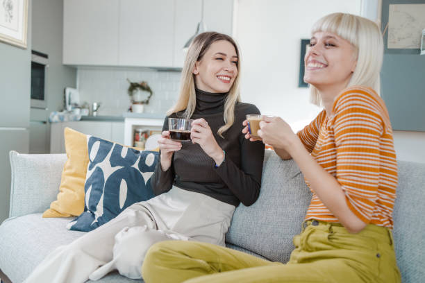istock Two female friends having a conversation 1454026671
