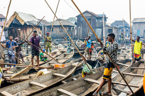 Makoko Lagos Nigeria stock photo